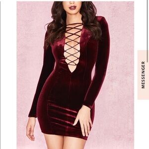 15. House of CB Velvet Dress